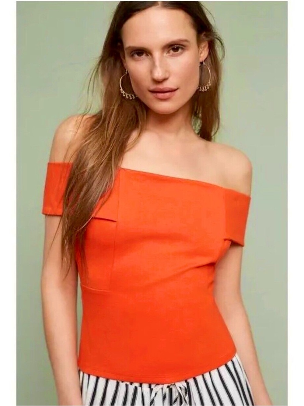 Anthropologie Deletta off shoulder top